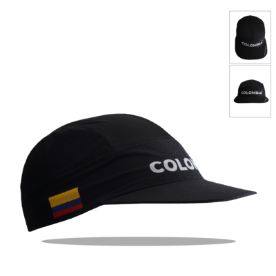 Gorra Running Colombia-Negra