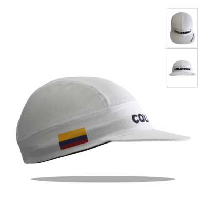 Gorra Running Colombia-blanca