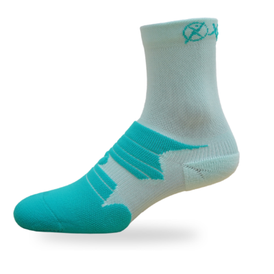 Medias Maratón 6” Menta - Agua Marina 8/10