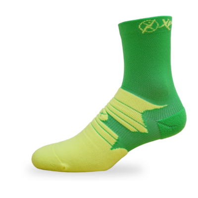 Medias Maratón 6” Verde - Neón