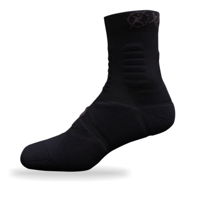 Medias Maratón 6”Bot Negro