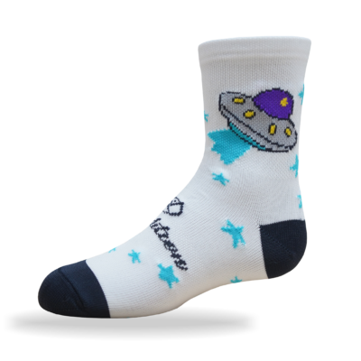 Medias Junior Space Blanca