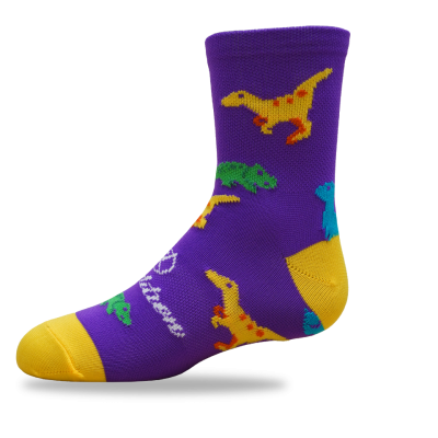 Medias Junior Dinos  Morado