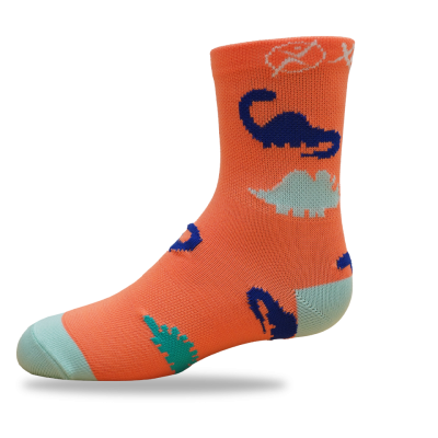 Medias Junior Dinos  Naranja