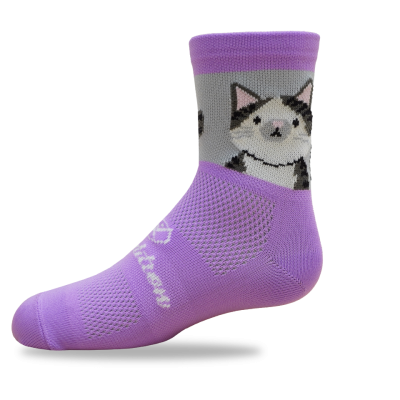Medias Junior  Purple Cat