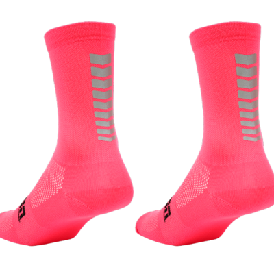 Medias Fondo Entero 8" Reflectivo Salmon 1310