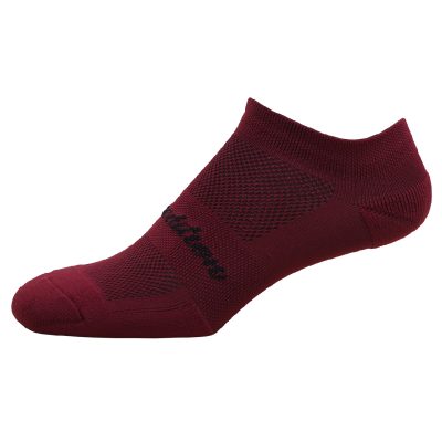 Medias Running Maraton Talonera Vino Tinto