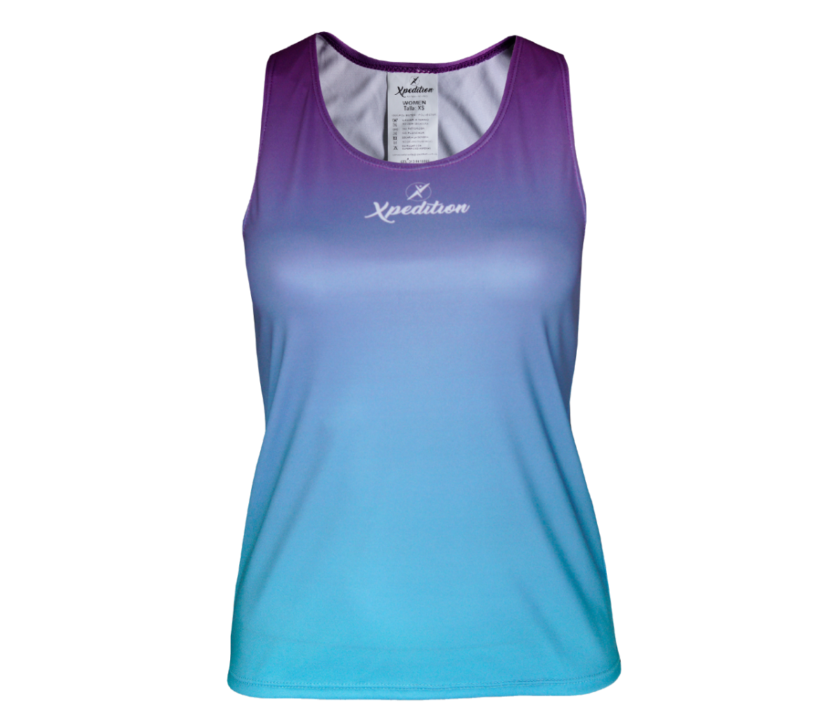 Camisilla Running Dama Blueberry