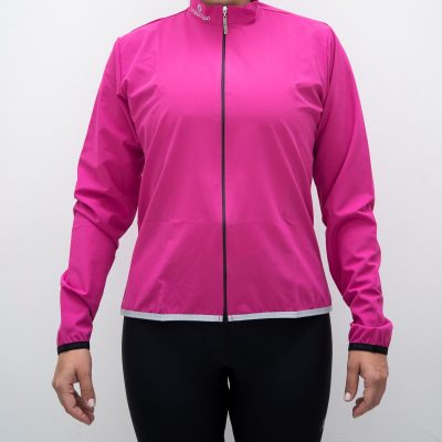 Jacket Cortaviento Dama Fucsia
