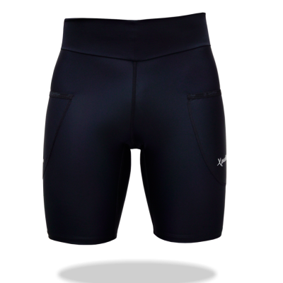 Licra de Running Con Bolsillos Negra