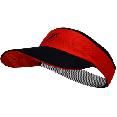 Viseras Running Roja - Negro