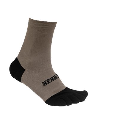 Medias Running Traxion 6” Gris 1217
