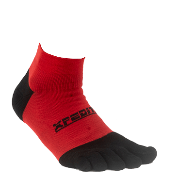 Medias Running Traxion 3” Rojo 1230