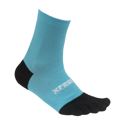 Medias Running Traxion 6” Azul